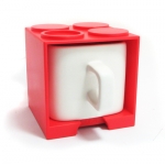 Lip Red Cube Mug