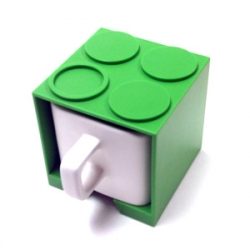 Apple Green Cube Mug